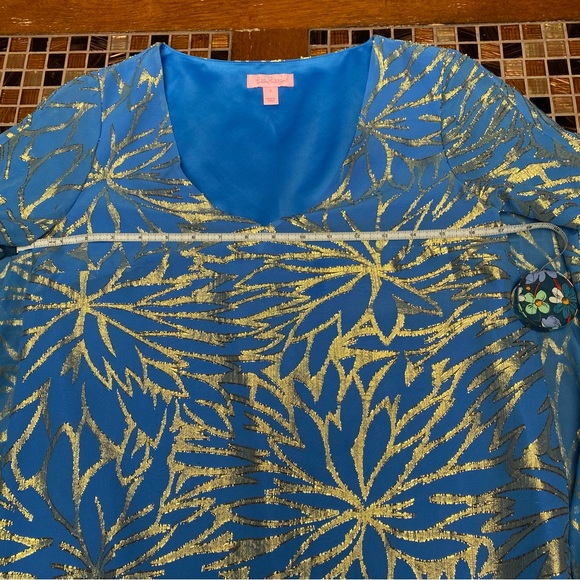 Lilly Pulitzer Miri Silk Caftan Dress - Picture 6 of 11